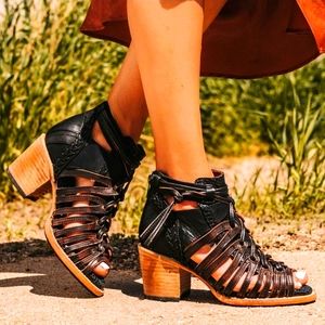 Freebird by Steven, Wazee, size 9, black leather